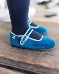 Jane Slippers - Malibleu Blue