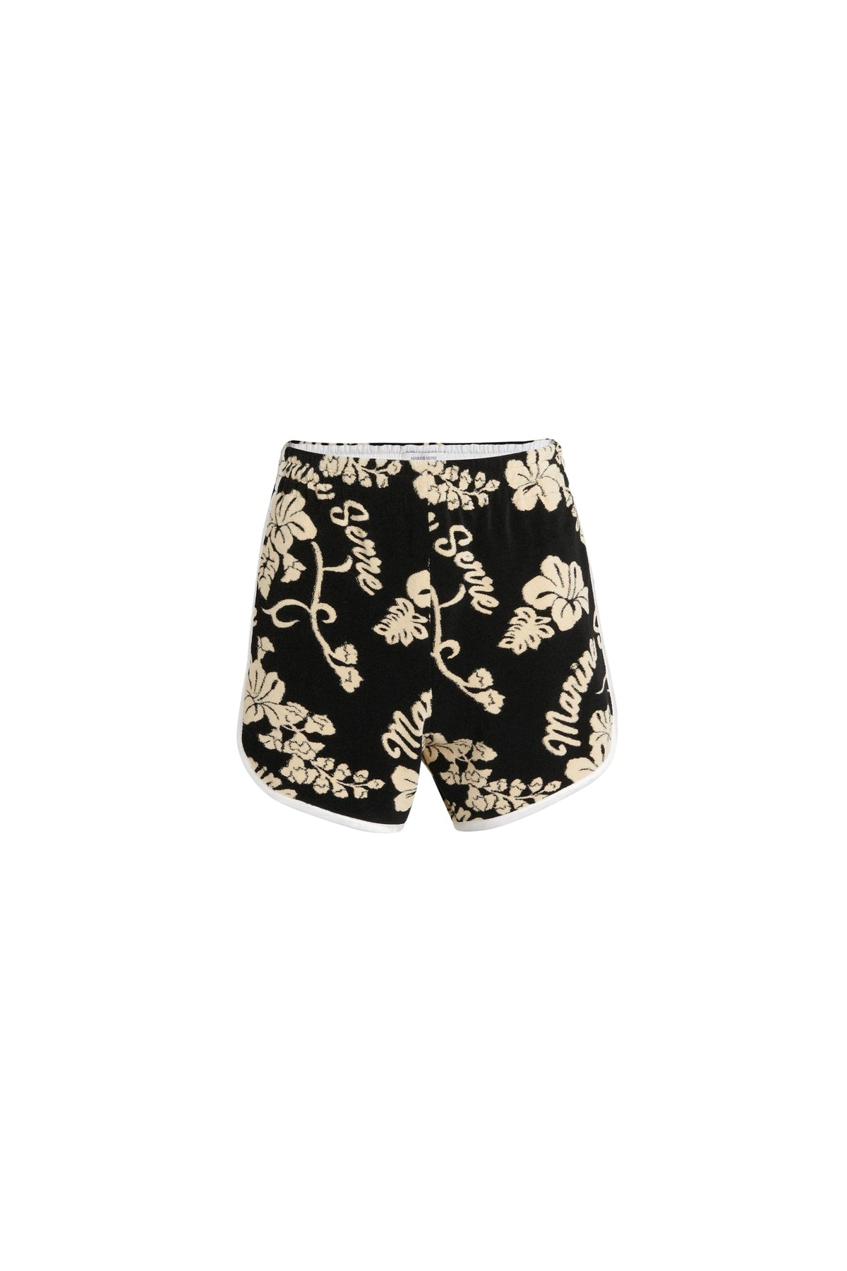 Short en jersey jacquard - Black