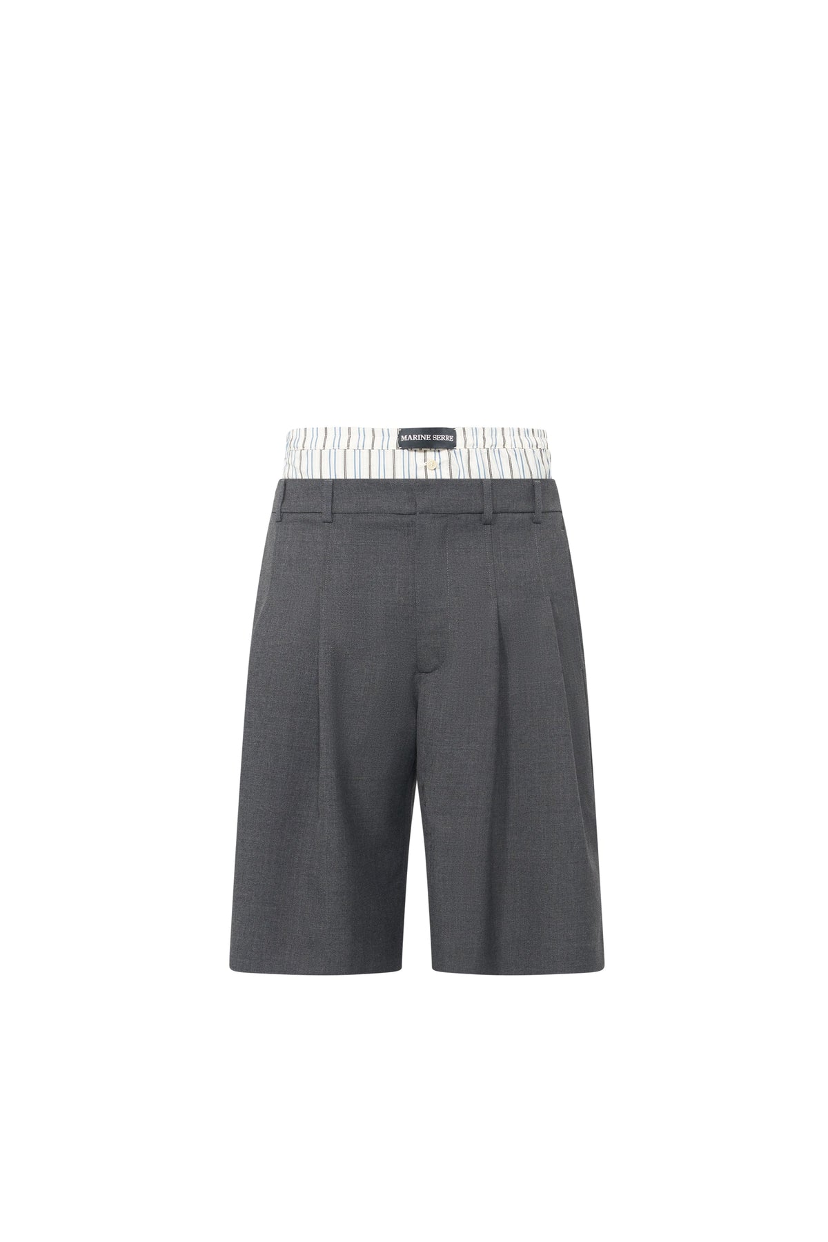 Short en laine mélangée Upcyclé - Grey