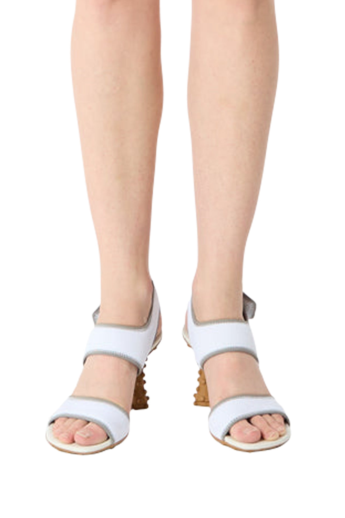 1000Chiodi heeled sandals - White