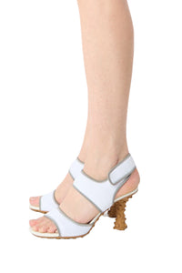 1000Chiodi heeled sandals - White