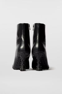 1000Chiodi leather ankle boots - Black