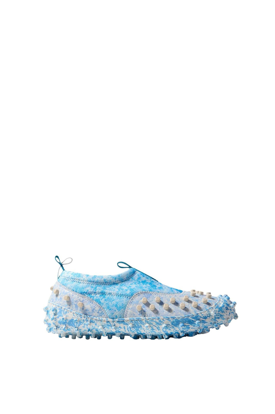 1000Chiodi slip-on sneakers in leather - Light Blue