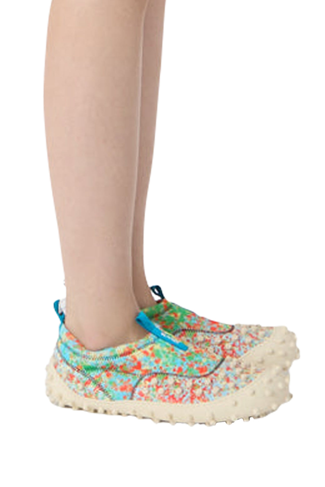 1000Chiodi slip-on sneakers in leather - Multicolour