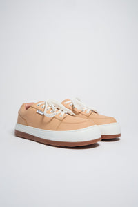 Rêveur leather sneakers - Nude Pink