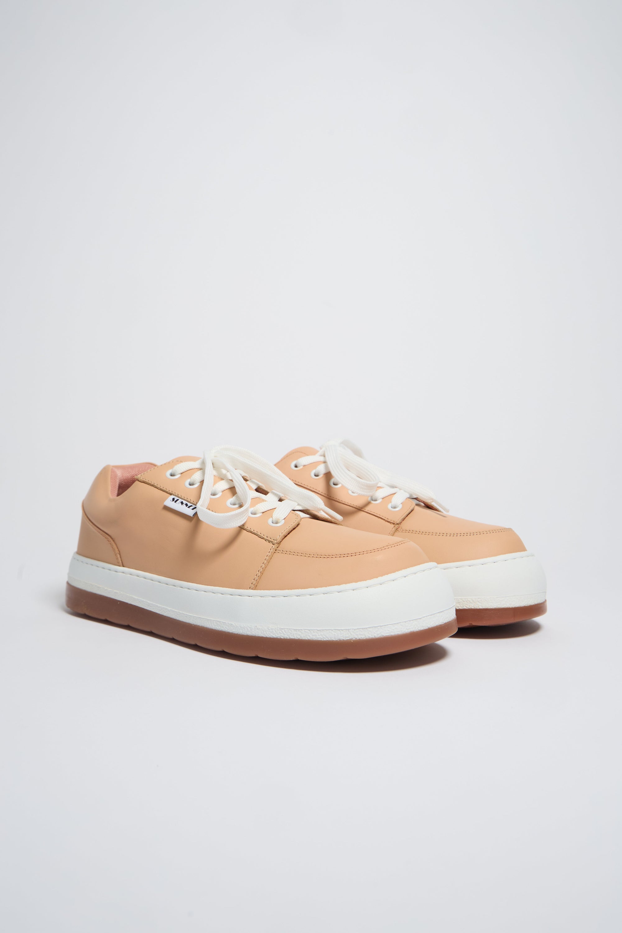 Rêveur leather sneakers - Nude Pink