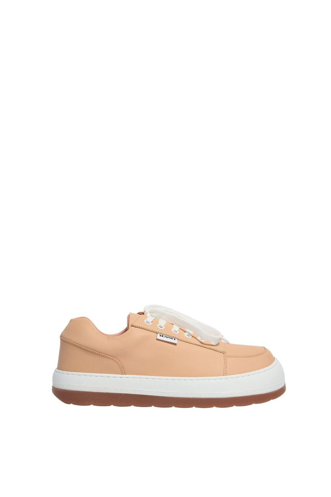 Rêveur leather sneakers - Nude Pink