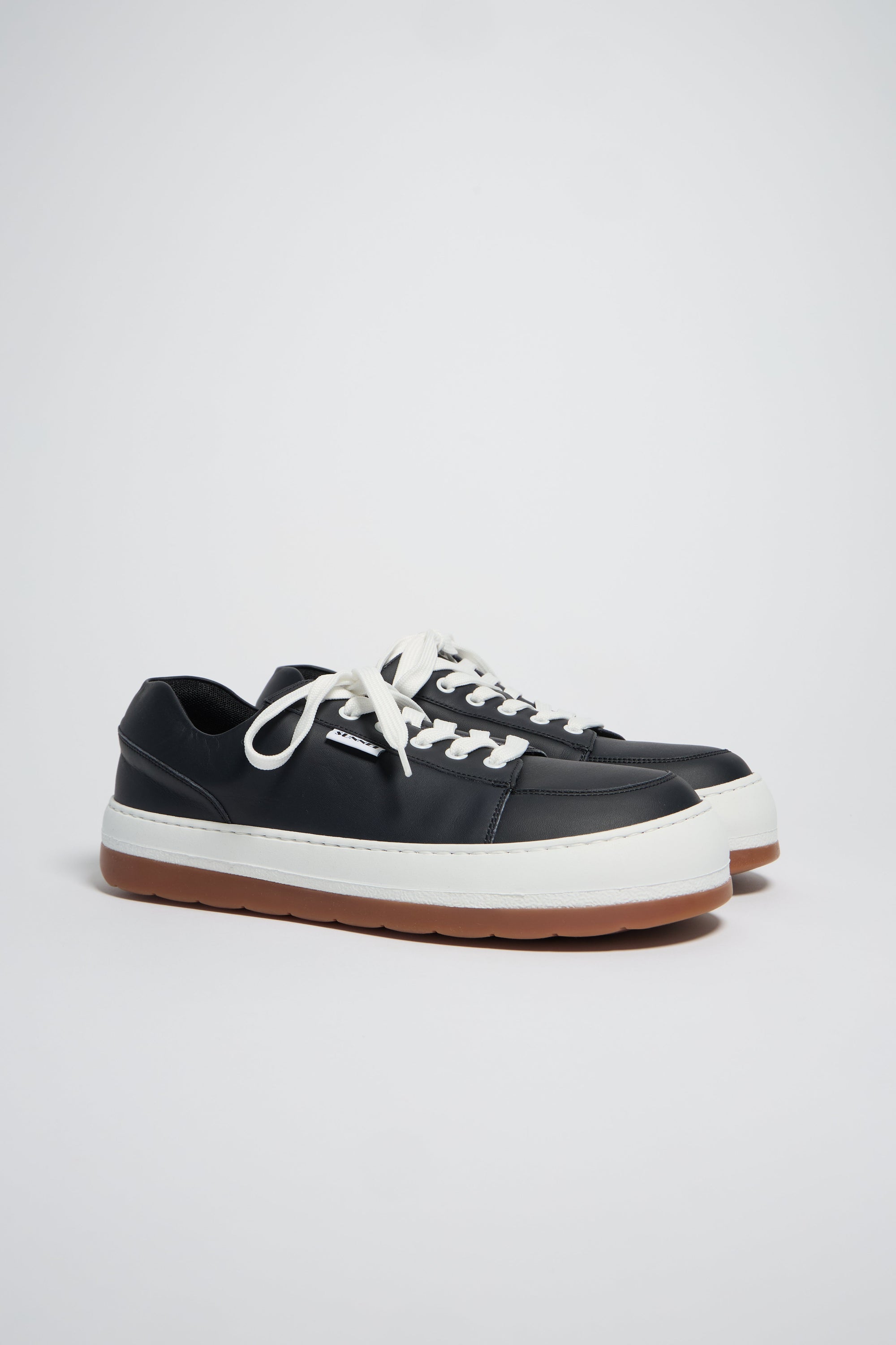 Rêveur leather sneakers - Dark Navy