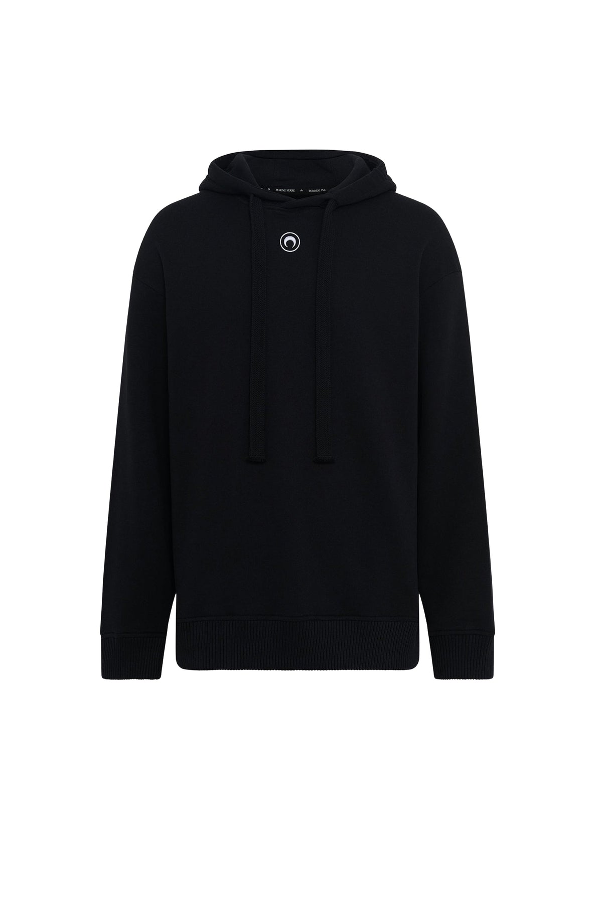 Sweat à capuche en molleton de coton - Black