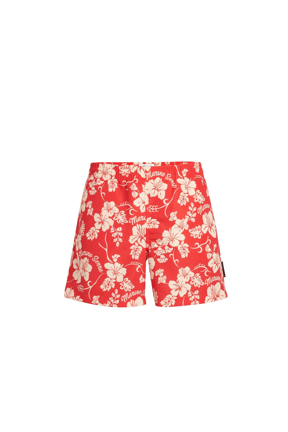Short de baiin en jersey - Red