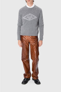 Pantalon Moon en cuir - Light Brown