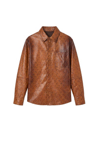 Chemise Moon en cuir - Light Brown