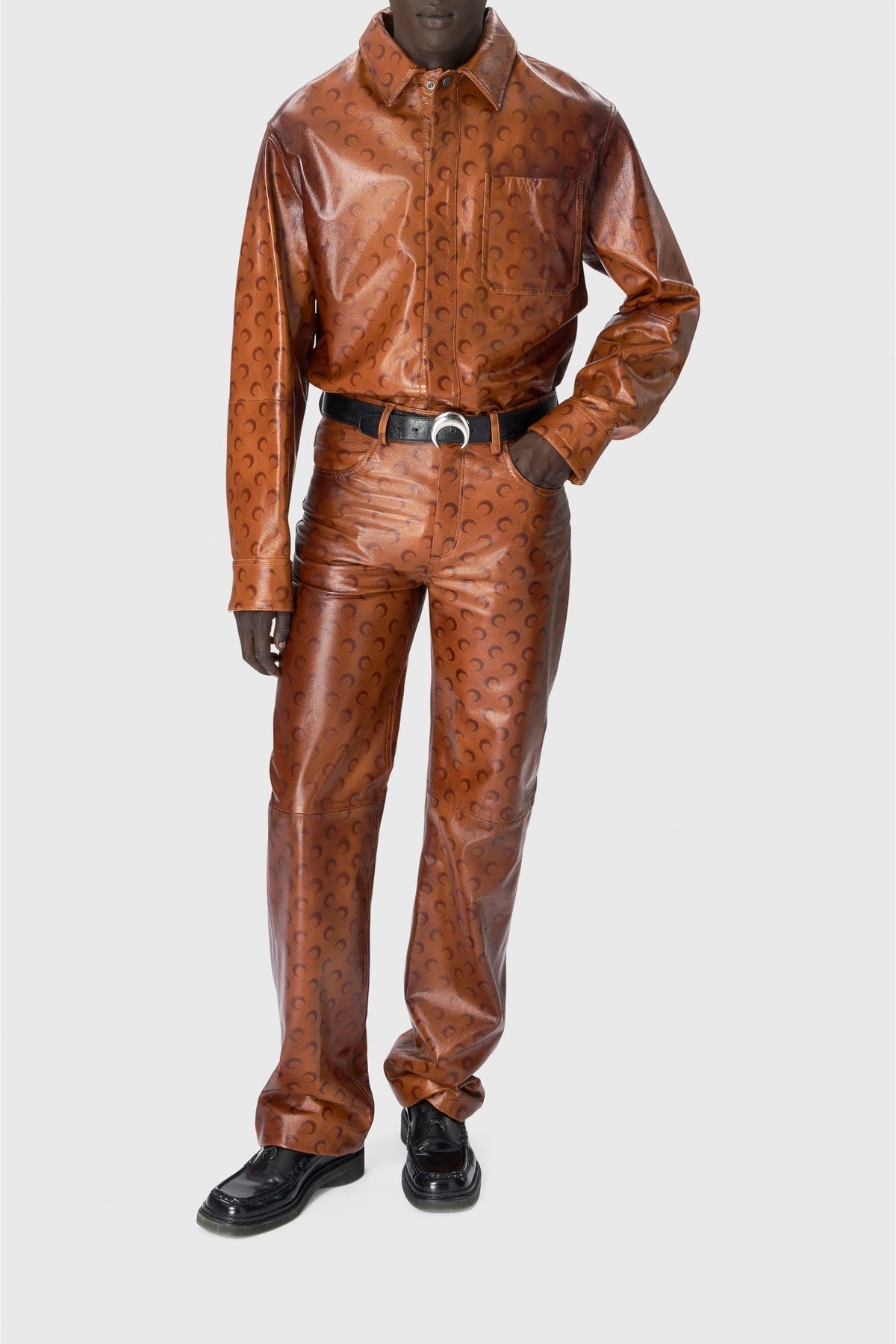 Chemise Moon en cuir - Light Brown