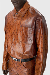 Chemise Moon en cuir - Light Brown