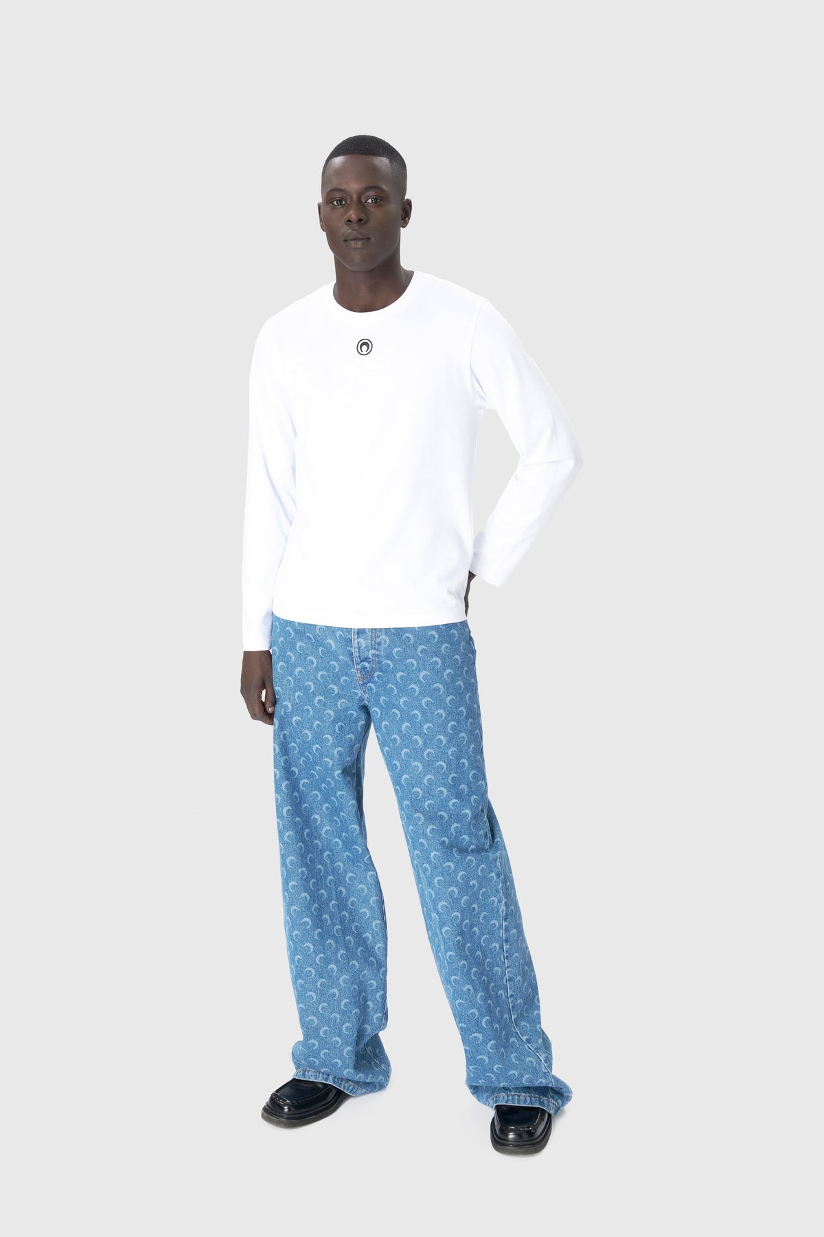 Organic Cotton Jersey Plain T-Shirt - Blanc