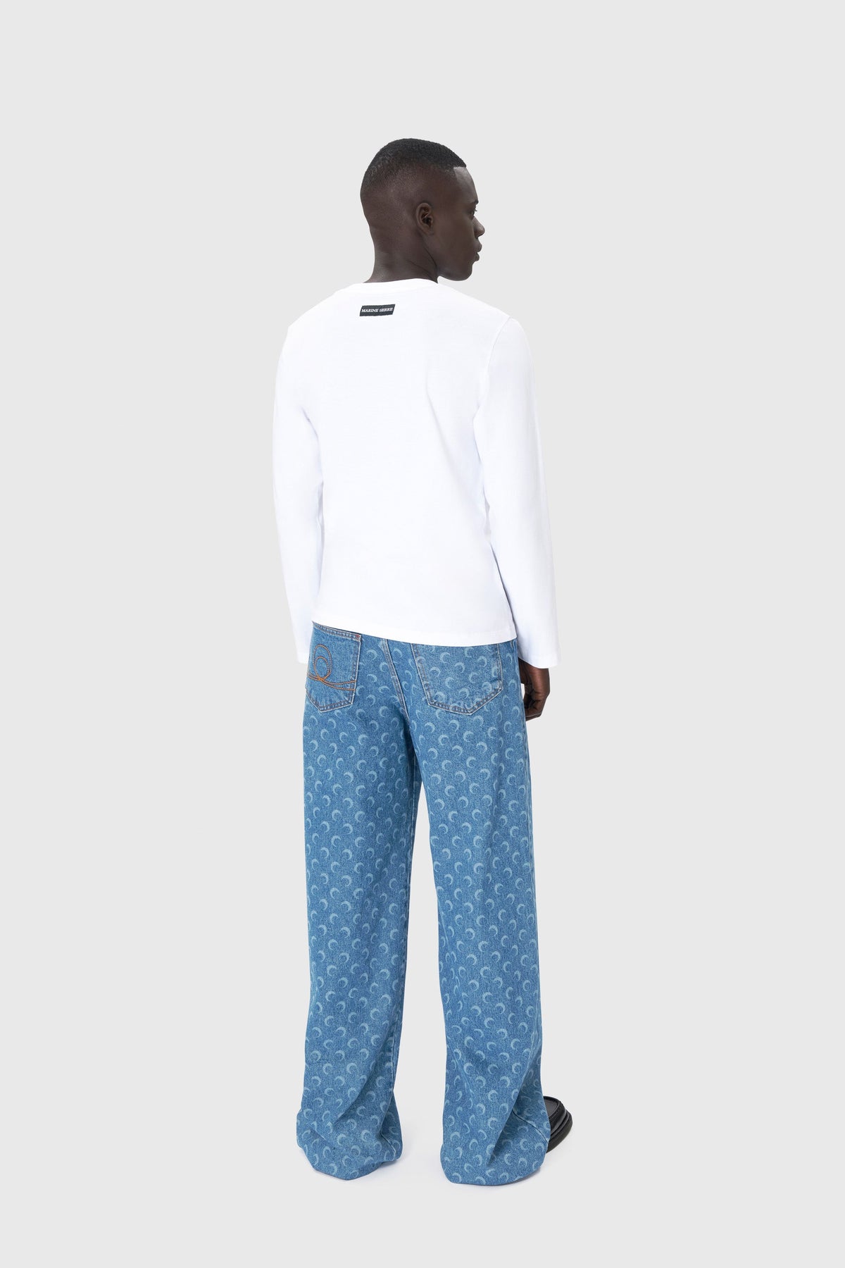 Organic Cotton Jersey Plain T-Shirt - Blanc