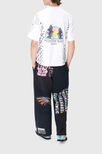 Pantalon en coton Upcyclé unisex - Black