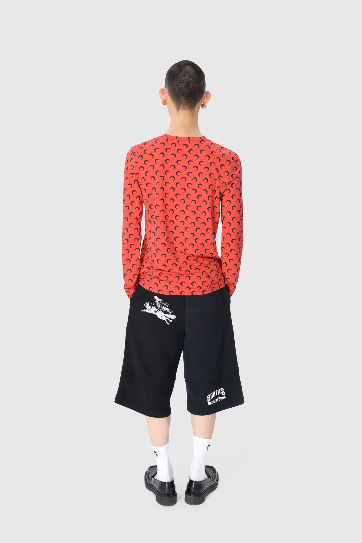 Short en coton Upcyclé unisex - Black