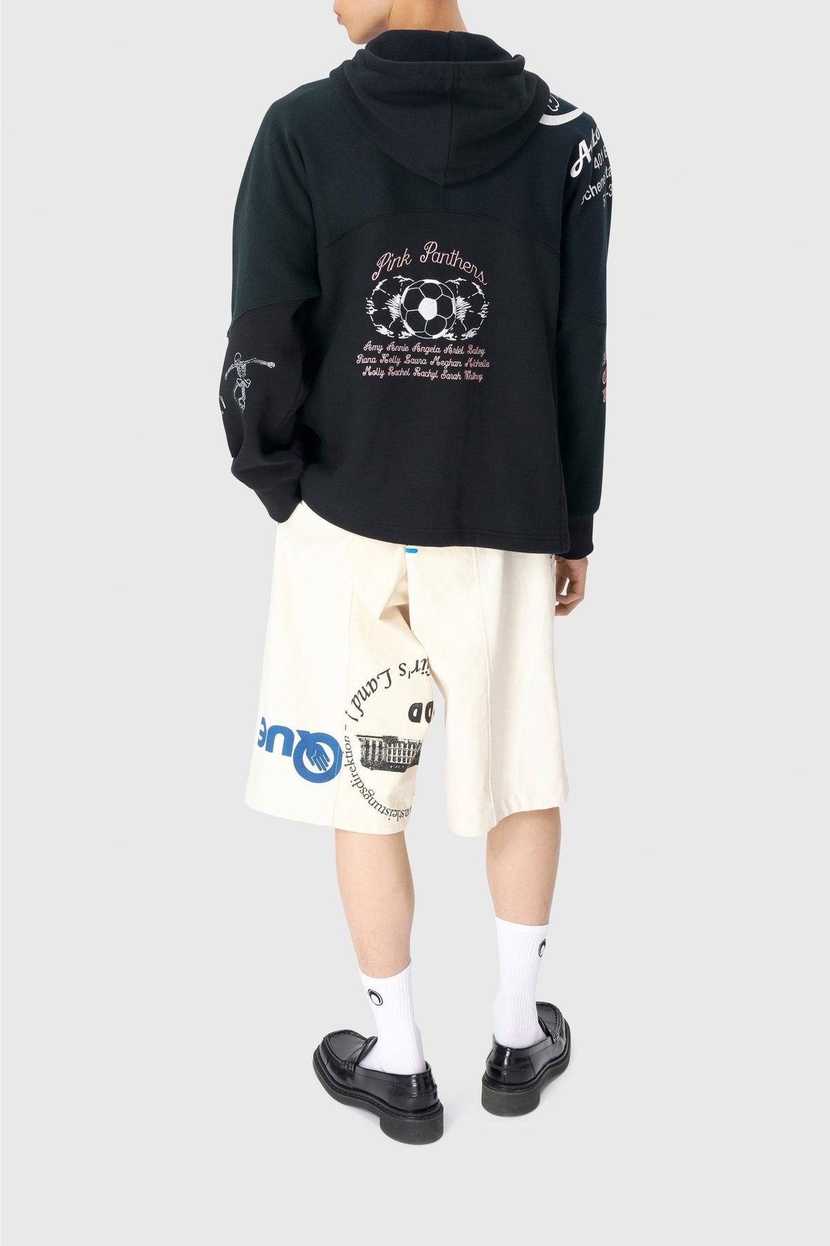 Short en coton Upcyclé unisex - Ecru