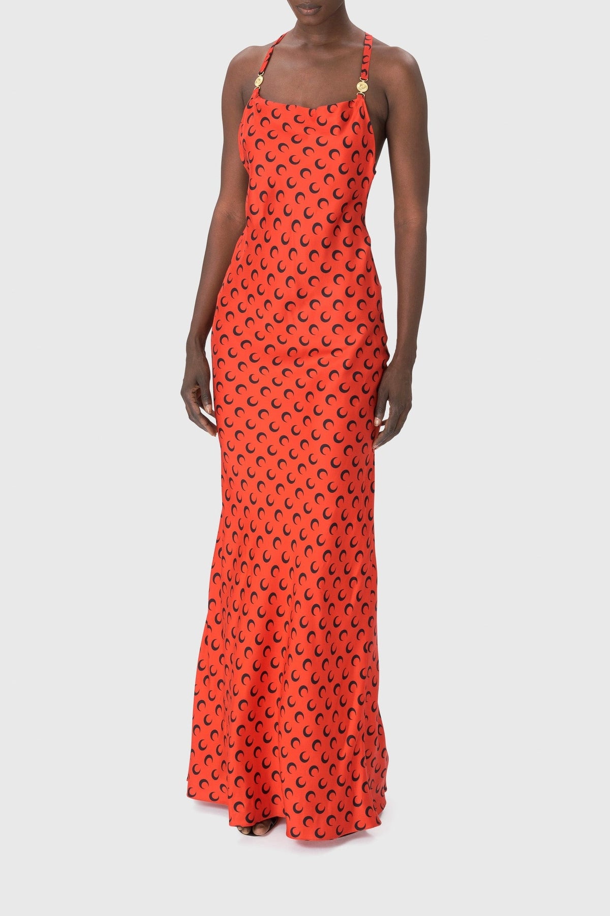 Robe Moon en satin - Red