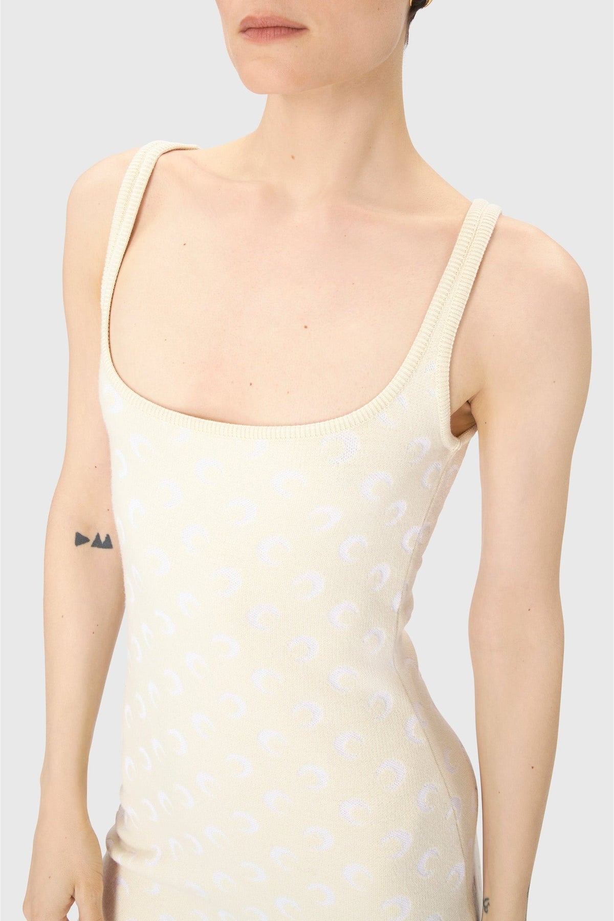 Robe Moon en laine - White Off White