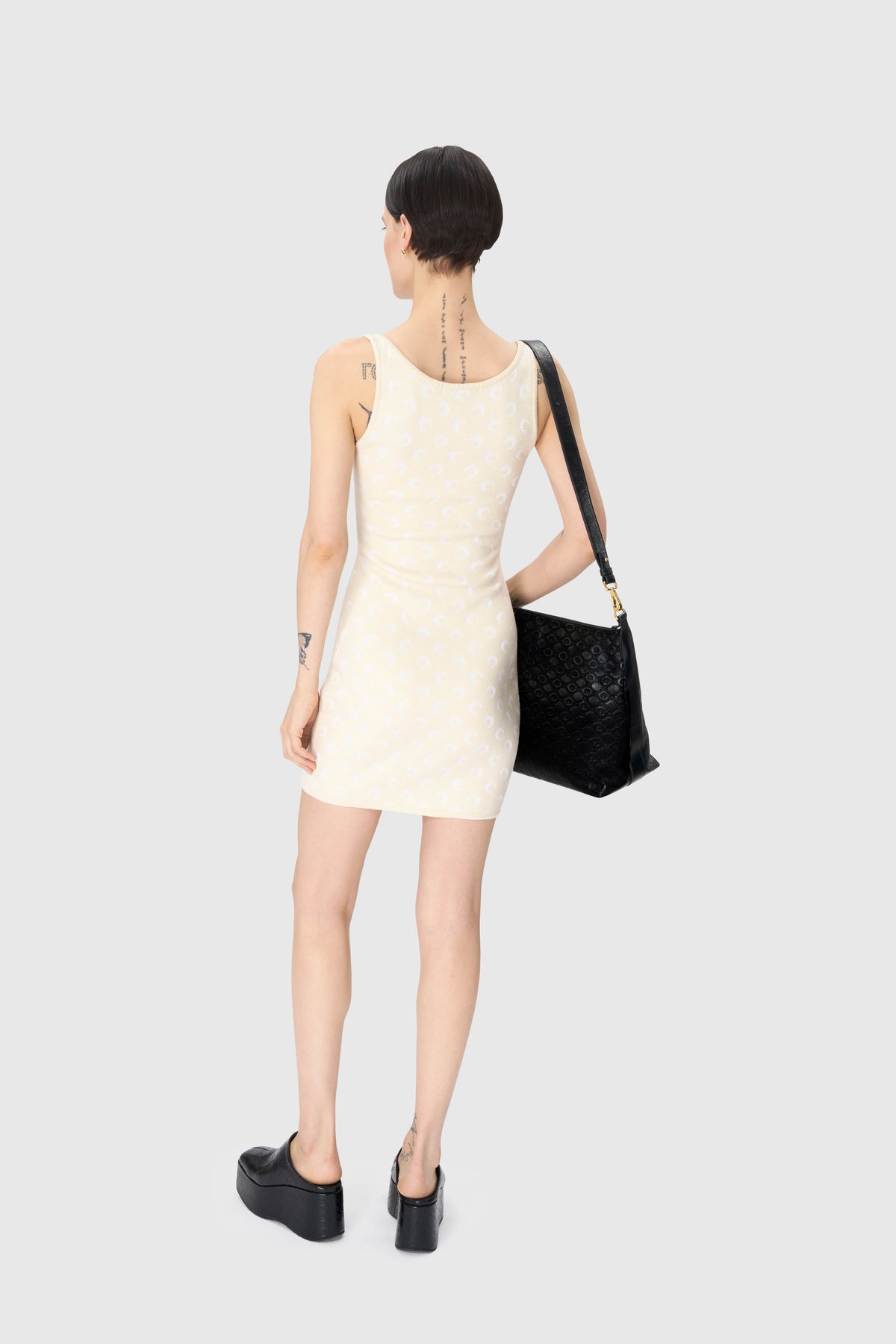 Robe Moon en laine - White Off White