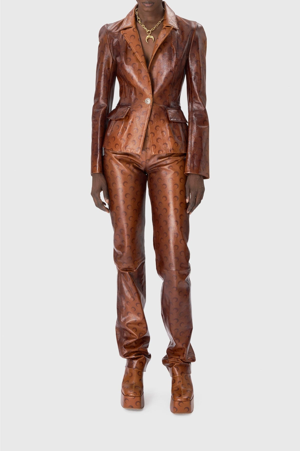 Blouson Moon en cuir - Light Brown