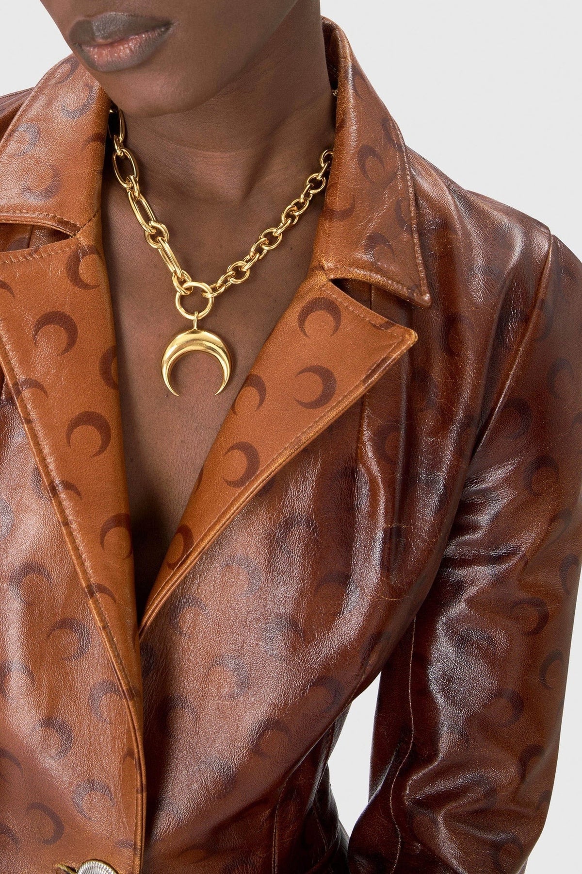 Blouson Moon en cuir - Light Brown