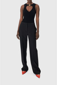 Top Moon en maille - Black