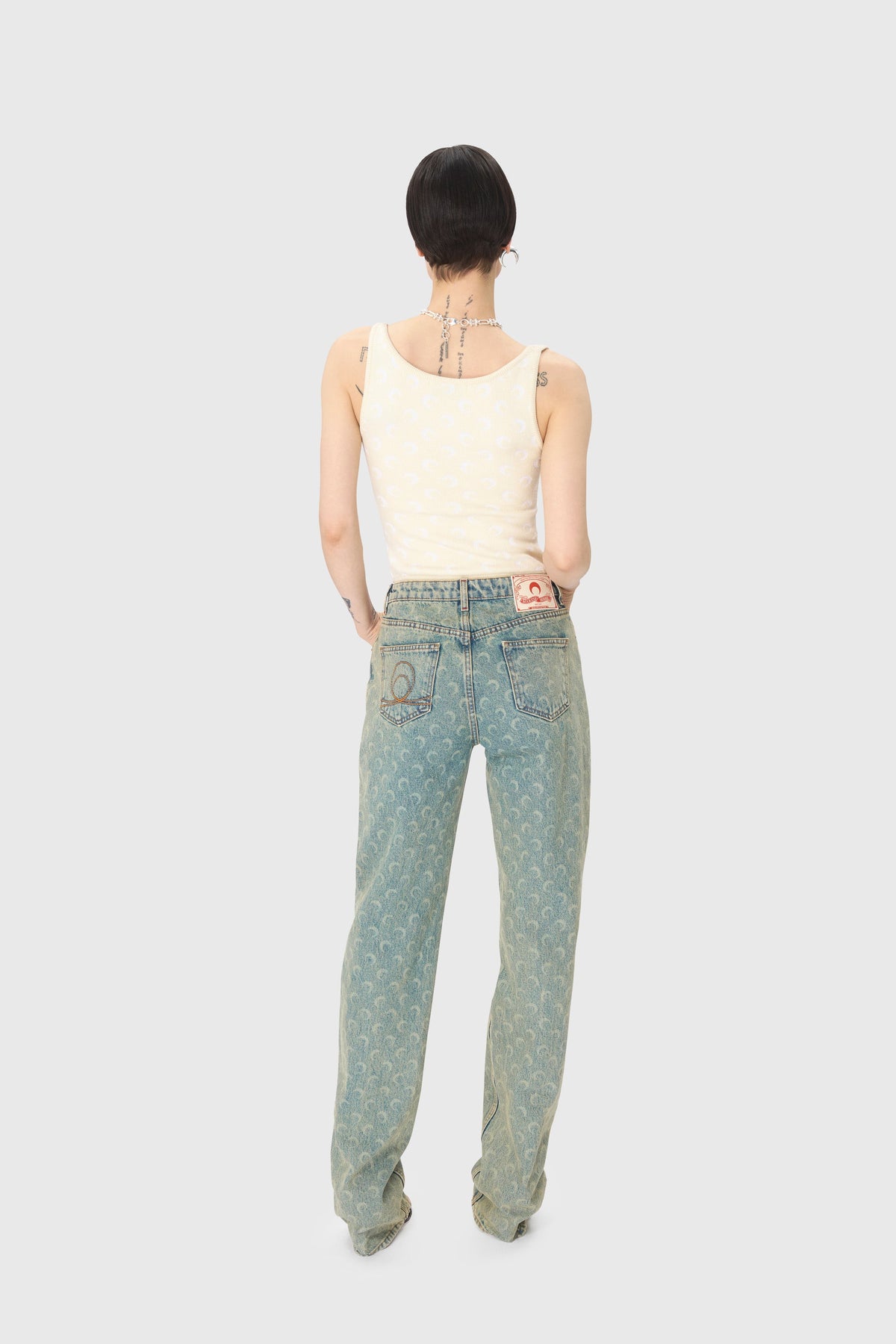Top Moon en laine - White Off White