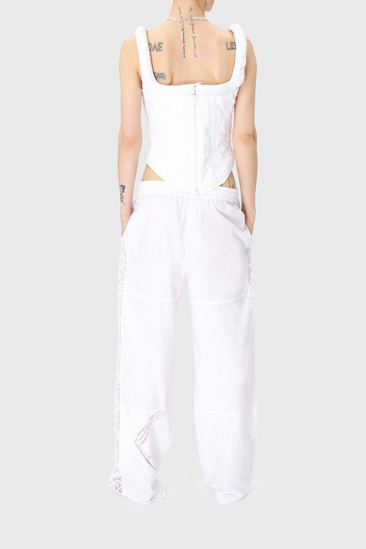 Top en coton Upcyclé - White