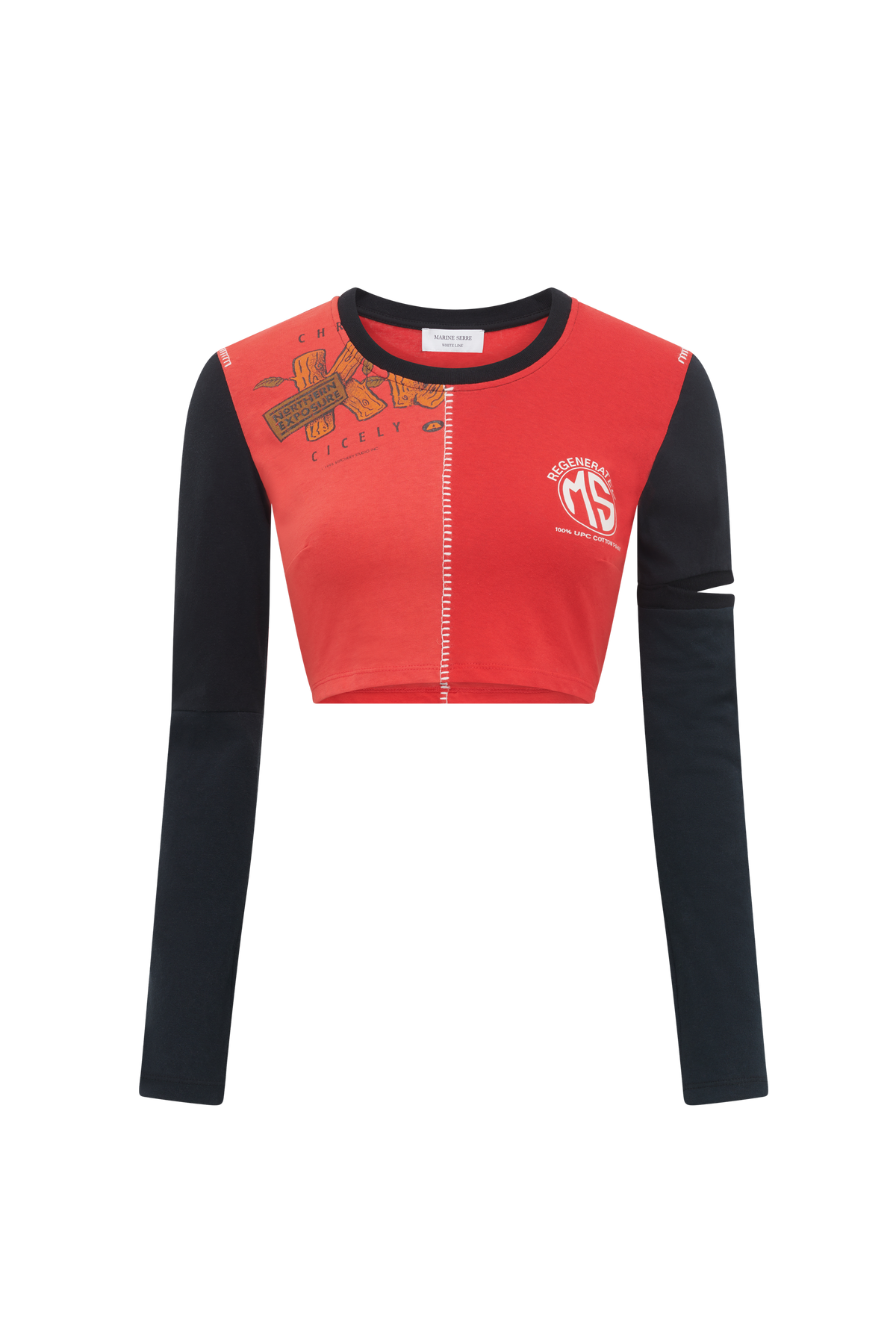 T-shirt court Upcyclé - Red