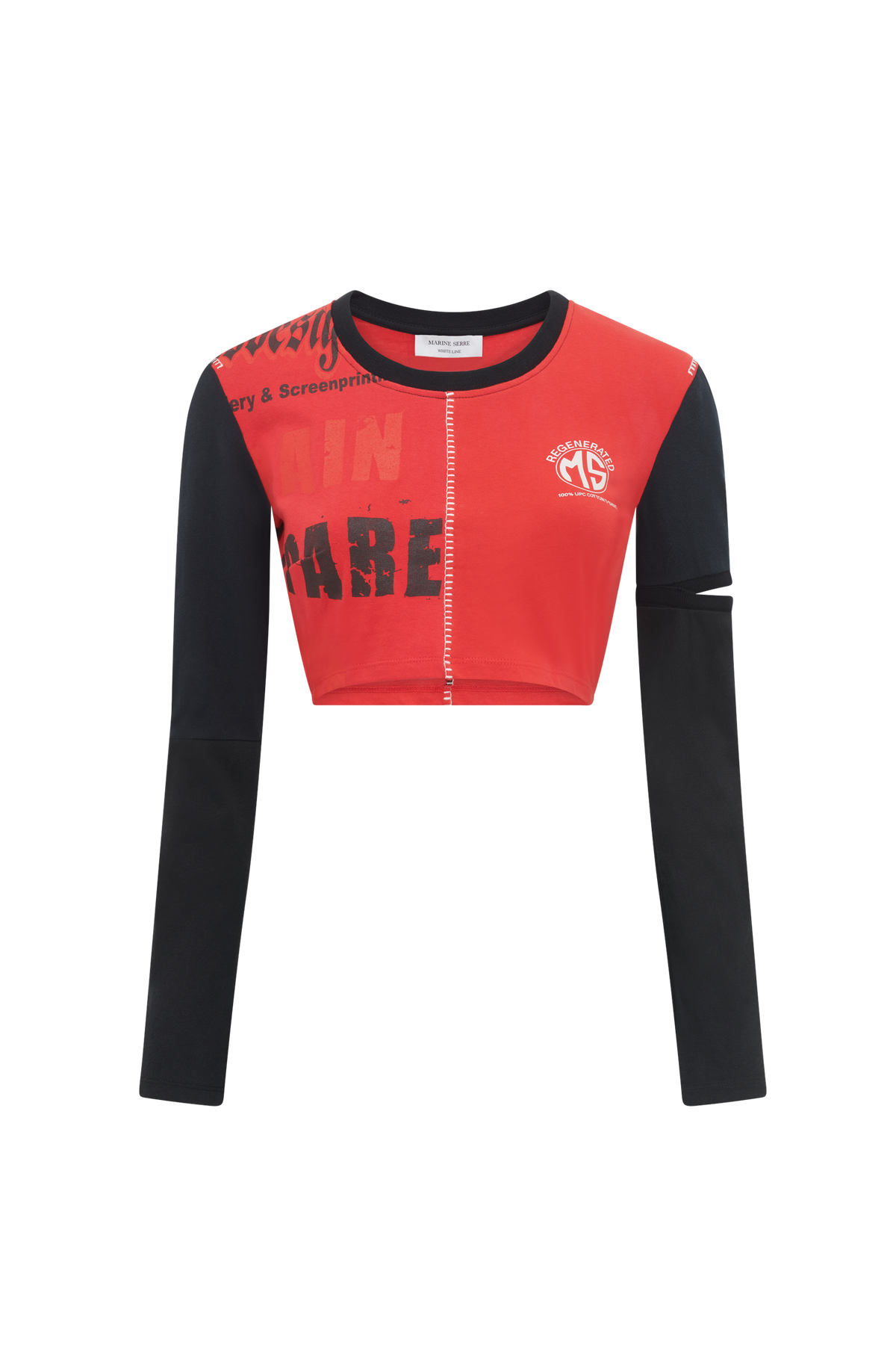 T-shirt court Upcyclé - Red
