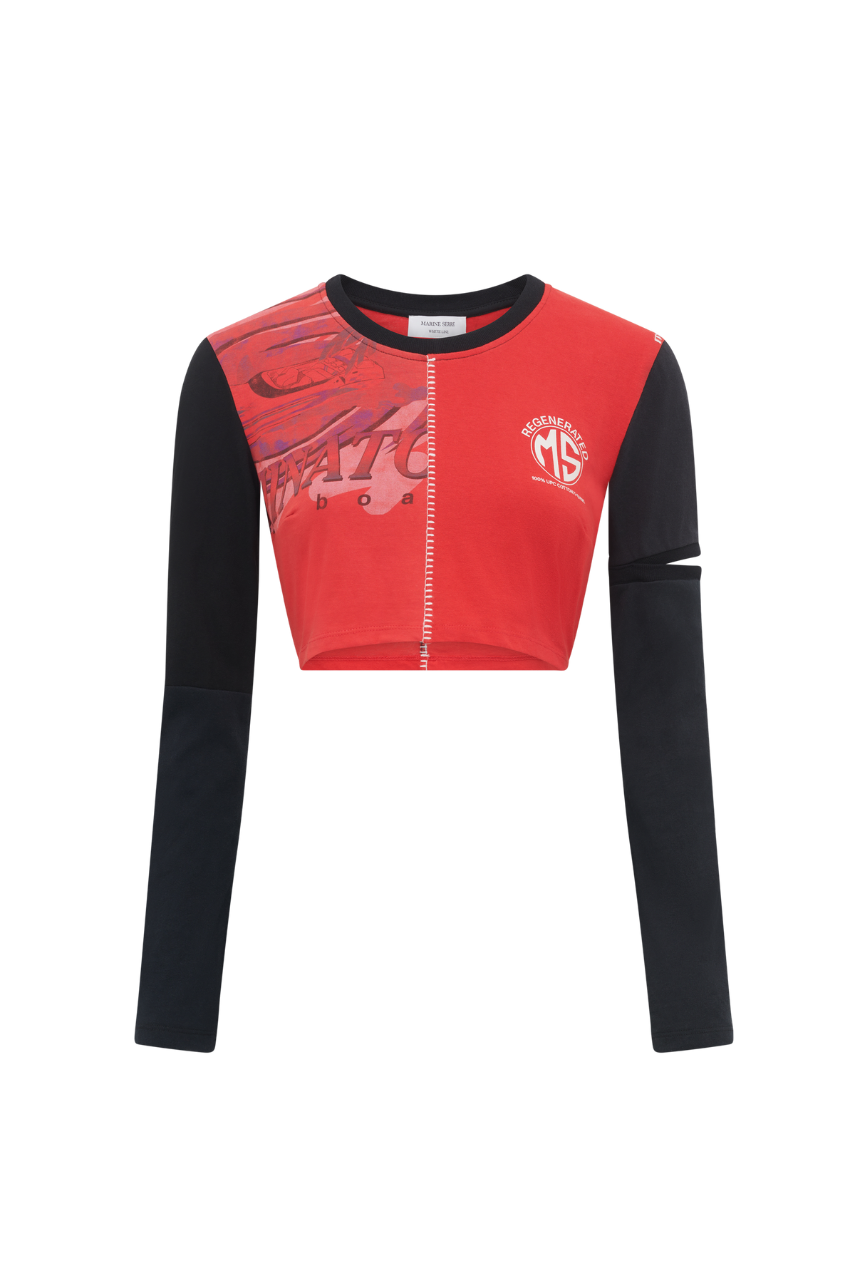 T-shirt court Upcyclé - Red