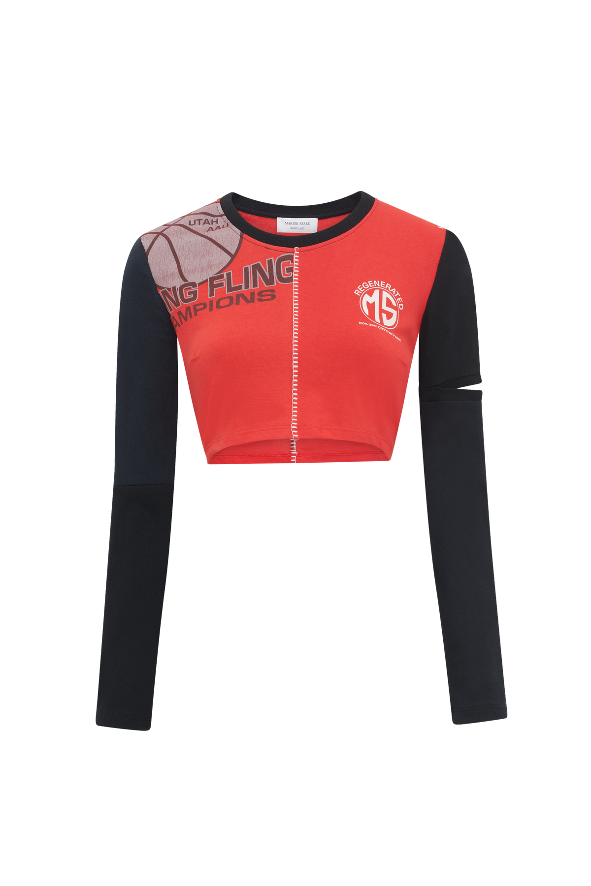 T-shirt court Upcyclé - Red