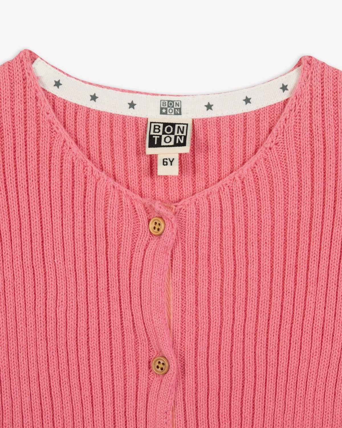 Cardigan Mouton en coton - Pink Loulou