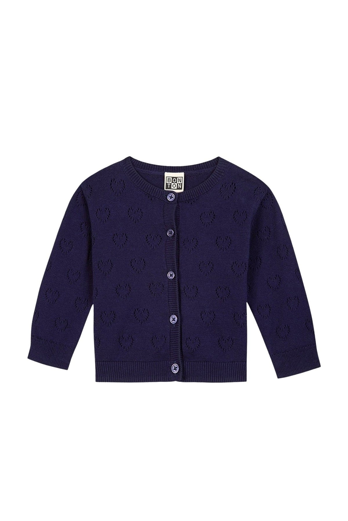 Navy Bonton // Cardigan Lilet