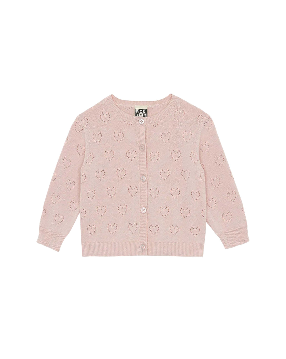 Lilet cotton cardigan - Shell Pink