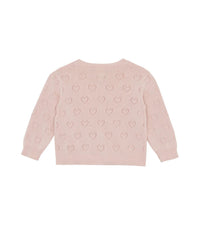 Lilet cotton cardigan - Shell Pink