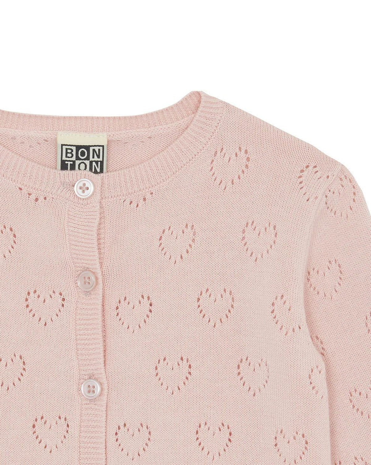Lilet cotton cardigan - Shell Pink