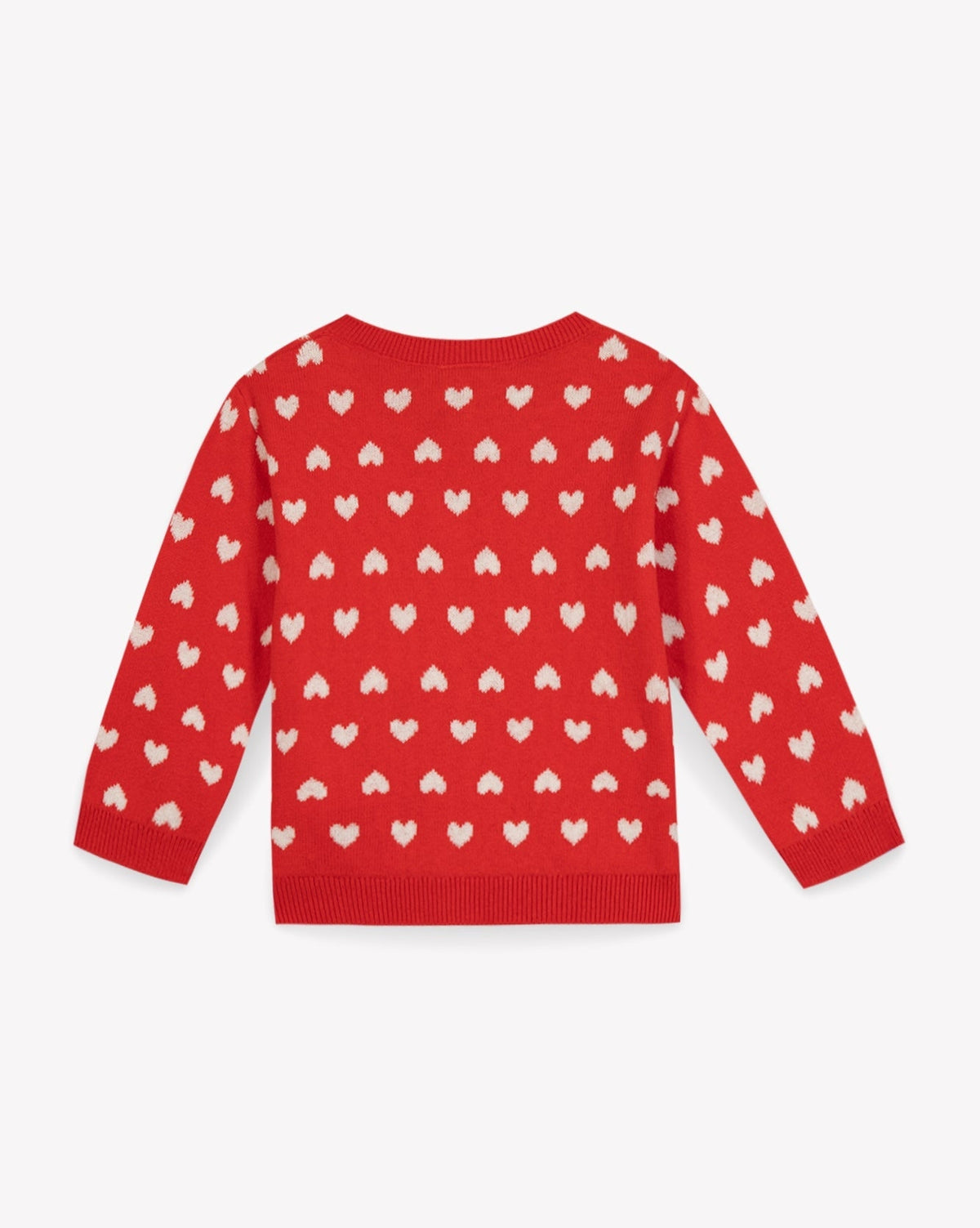 Lilet cotton cardigan - Red Heart Jacquard