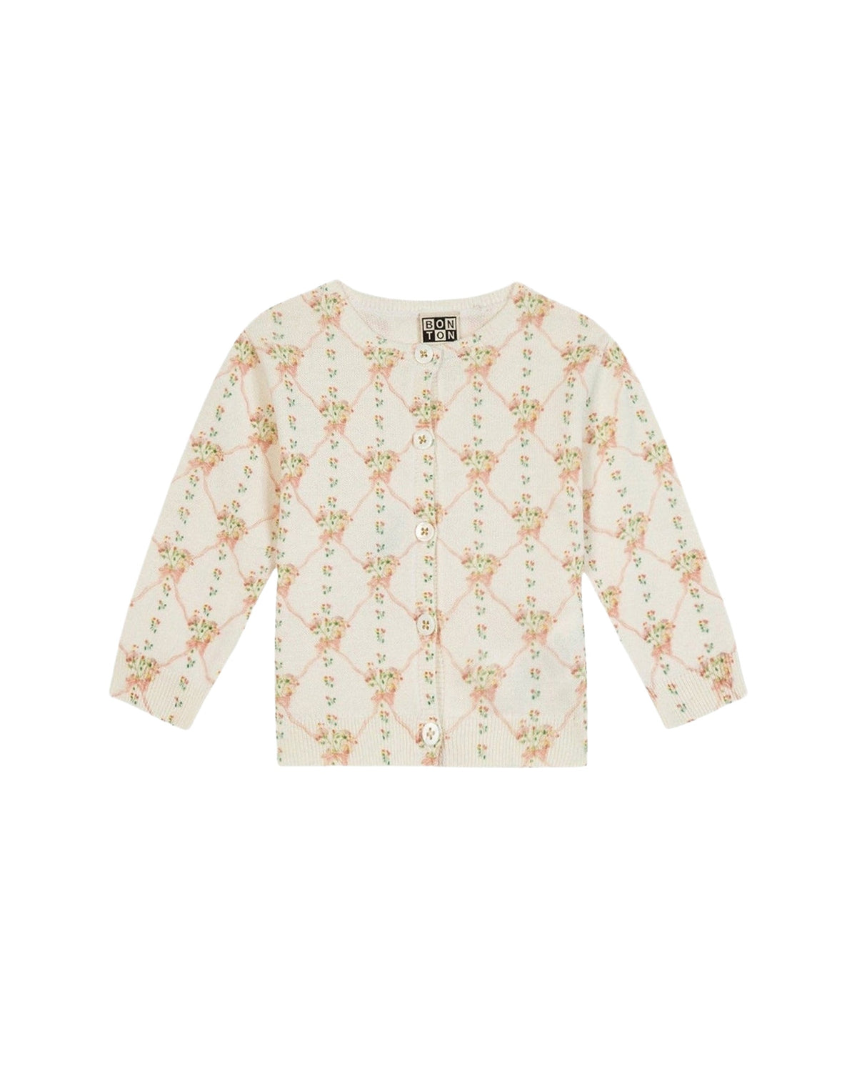 Lilet cotton cardigan - Antoinette print