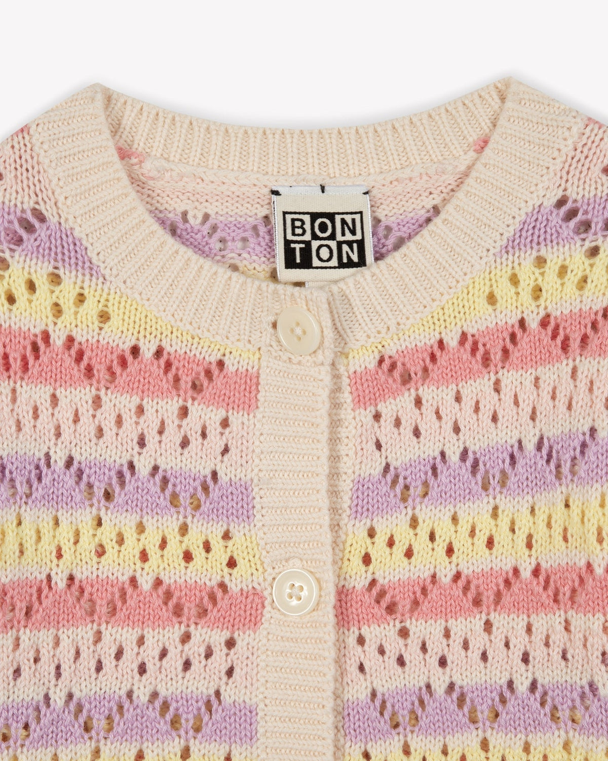 Lilet cotton cardigan - Multicoloured print