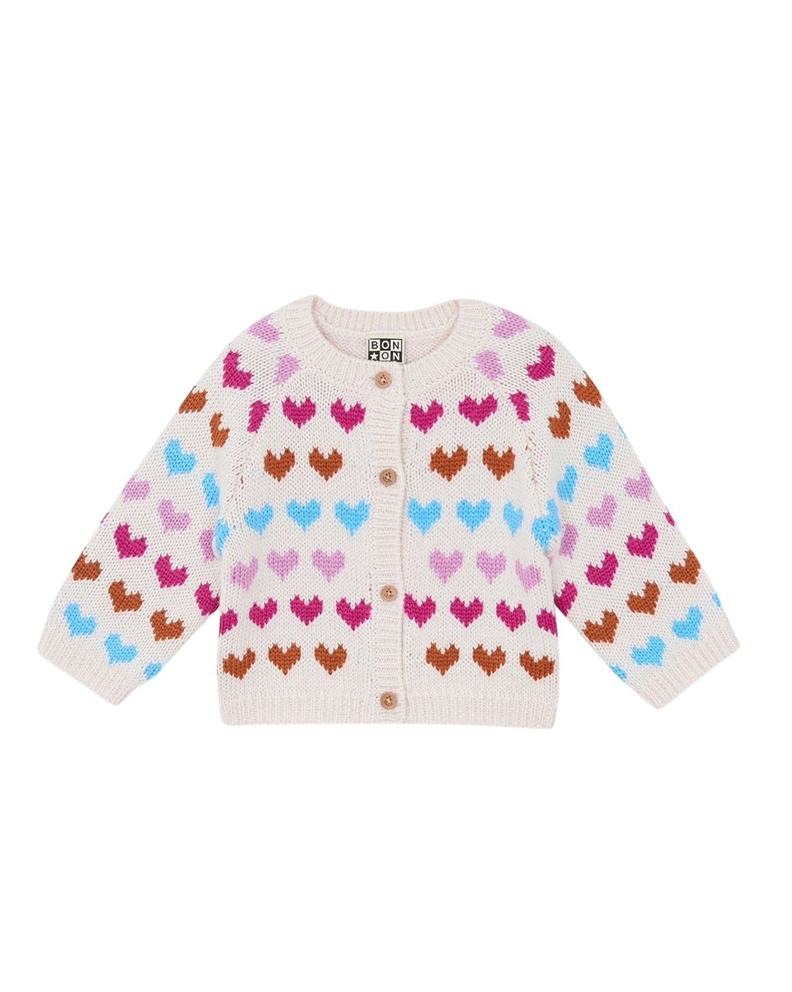 Cardigan Lilet en laine mélangé - Crème Bonton