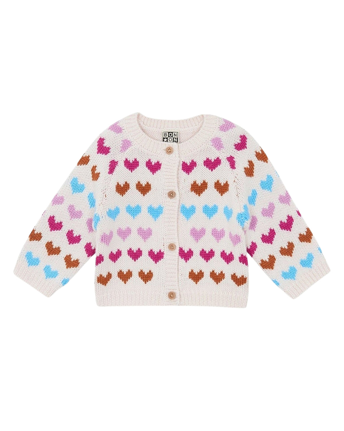 Lilet cardigan in a wool blend - Bonton Cream