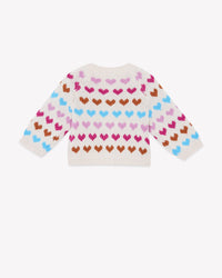 Lilet cardigan in a wool blend - Bonton Cream