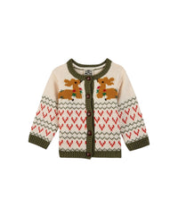Cardigan Lilet en coton - Crème Bonton
