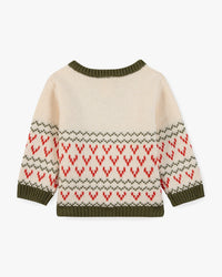 Cardigan Lilet en coton - Crème Bonton