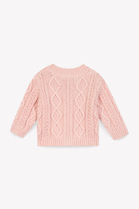 Tiffa cardigan - Mottled pink