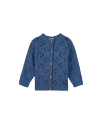 Cardigan Curs en coton - Bleu de Toi